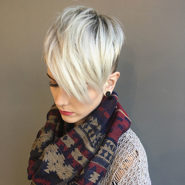 Pixie-Cut-with-Long-Bangs New Pixie Haircut Ideas in 2019 