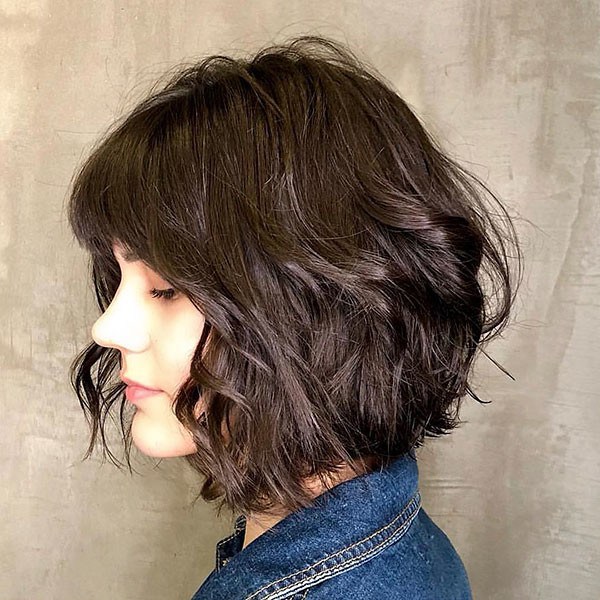 Short-Bob-Hairstyle-for-Thick-Hair Best New Bob Hairstyles 2019 