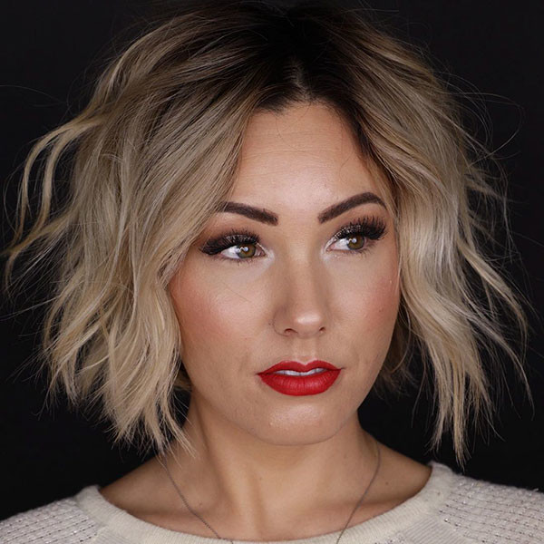 Wavy-Bob-Hairstyle Best New Bob Hairstyles 2019 