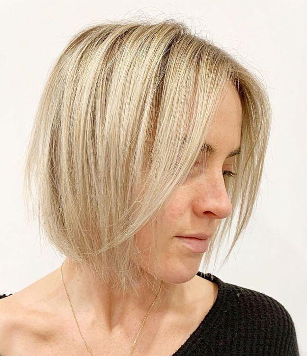 A-Line Bob For Chin-Length Hair