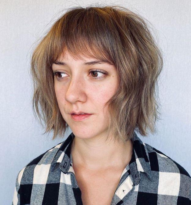 Cute Textured Bob With Waves