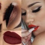 21 Eye Makeup Looks With Red Lips