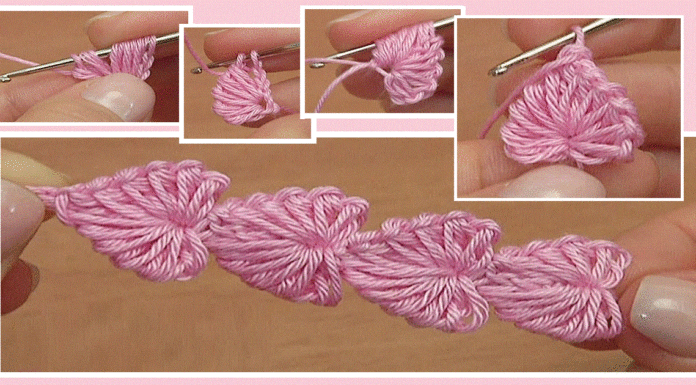 Crochet Mini Hearts String Tutorial