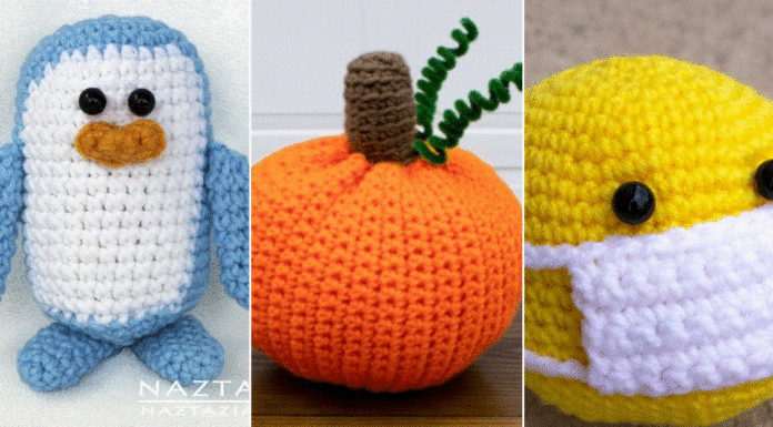 How to Crochet a Pumpkin, Baby Penguin & Smiley Ball Emoji
