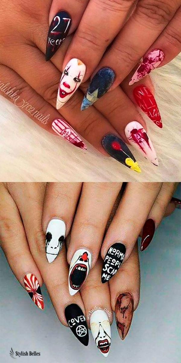 So Beautiful Halloween Press on Nails!