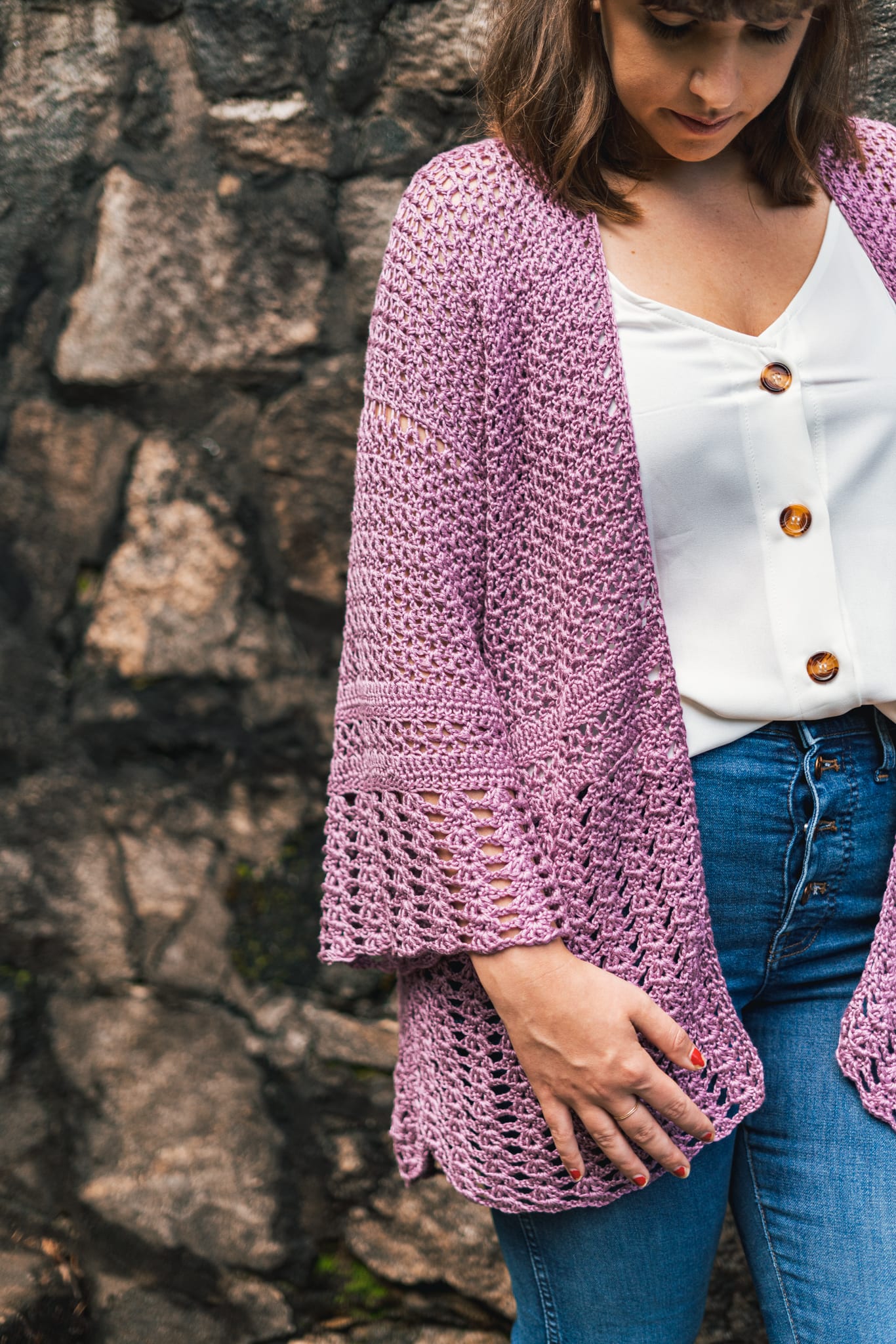 Hydrangea Crochet Cardigan - Free Pattern