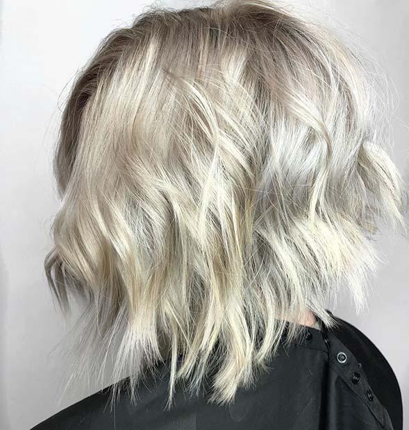 Icy Blonde Hair Idea