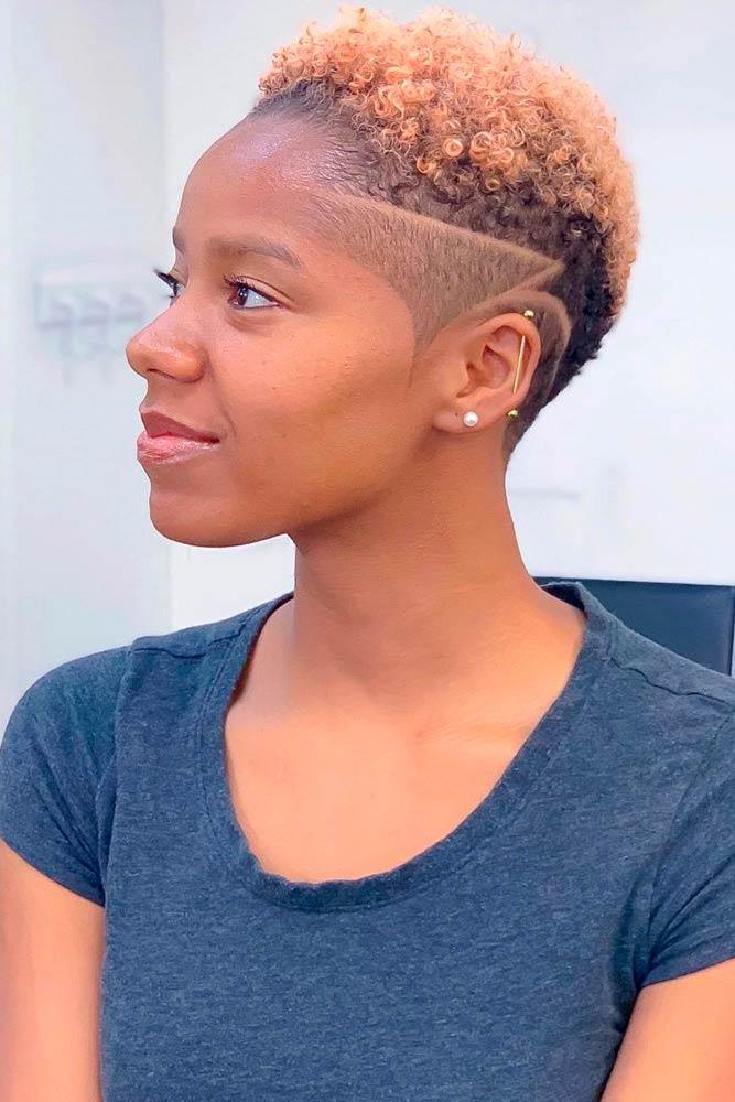 Shorn & Tightly Packed Undercut Coils #naturalhair #shorthair