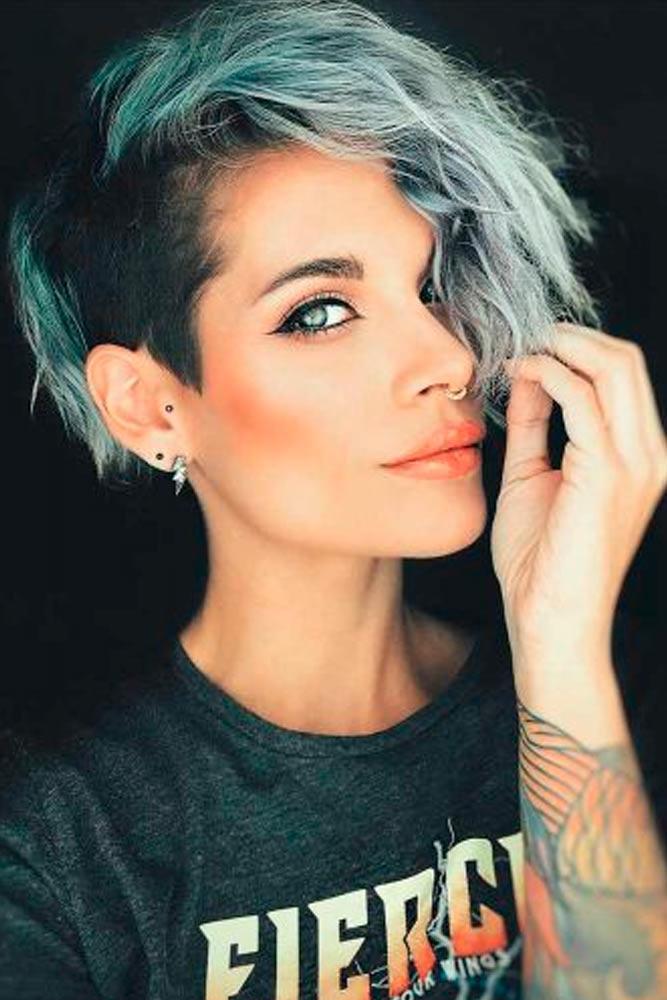 Short Asymmetrical Undercut #pixiehair #shorthair