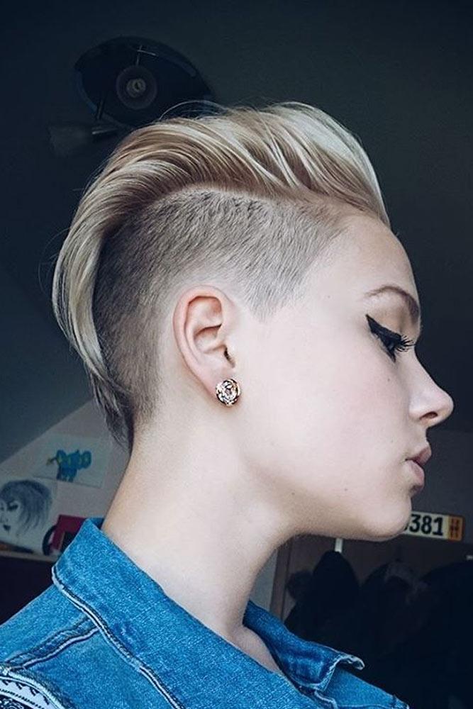 Sleek Coif Undercut #shavedhait #pixiehair