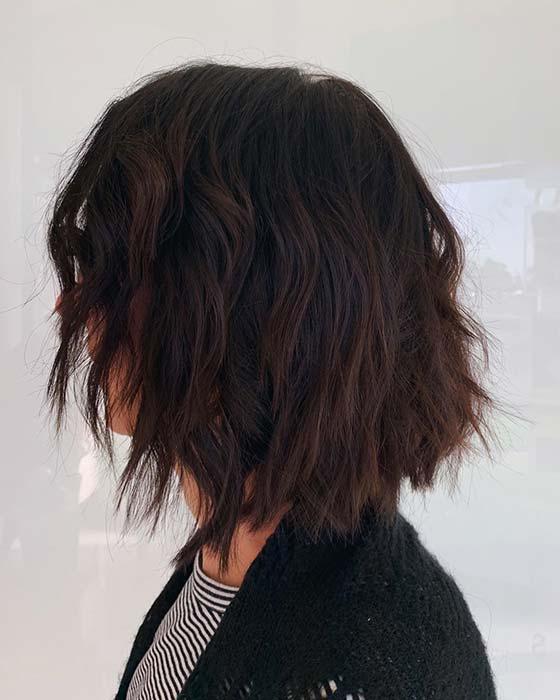 Textured Long Bob