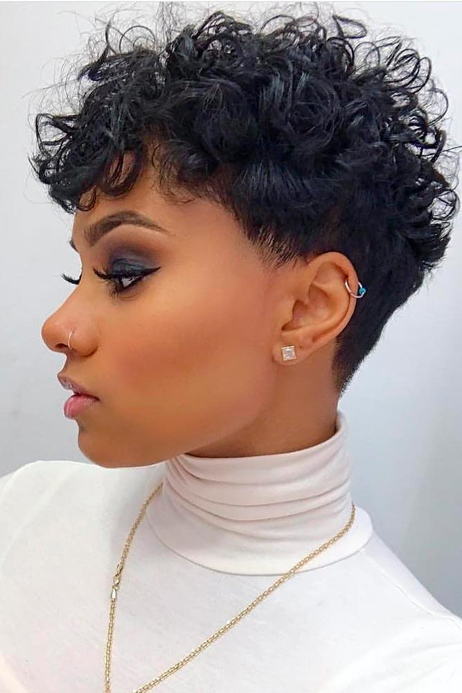 Tight Undercut For Natural Hair #shorthair #curlyhair