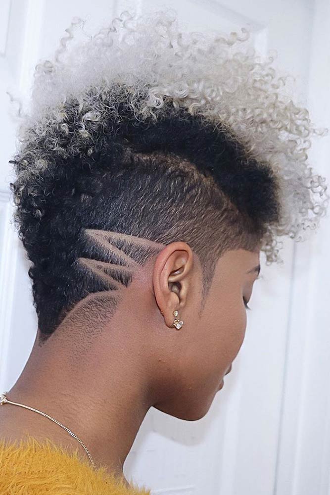 What Is An Undercut In Women's Hair? #kinkyhair #afrohair