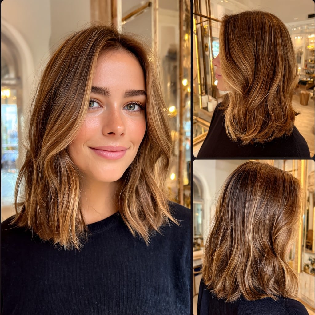 Caramel Brown Balayage Hair
