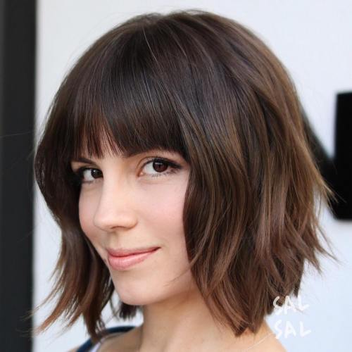Straight-Bob-with-Bangs-Hairstyles-For-Women