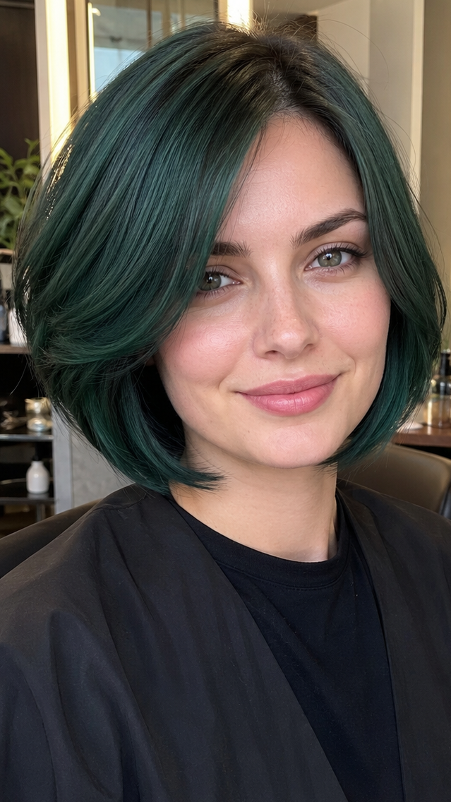 32 Gorgeous Bob Hairstyles 2026 Emerald Midnight Hair