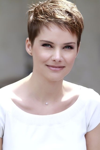 Refined Short Layered Pixie Haircut for Women