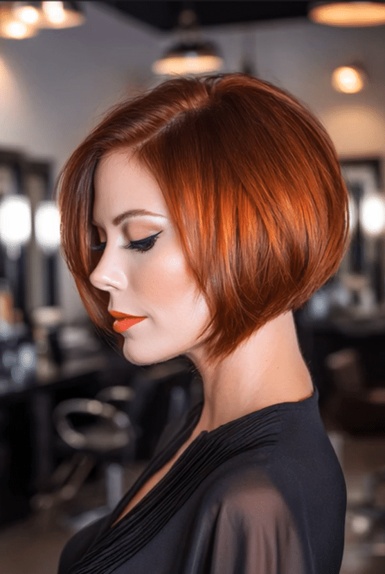 Radiant Copper Auburn Hair
