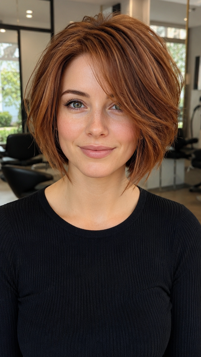 Cinnamon Copper Glow Hair