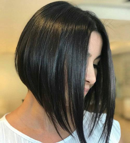 Cute Long Inverted Bob