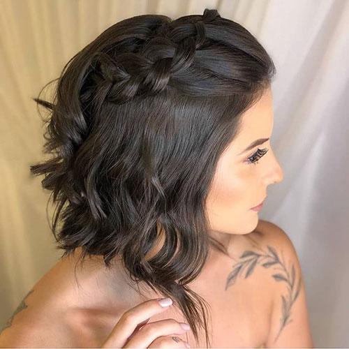 Inverted Bob with Braid