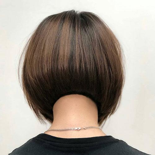 Inverted Bob with Shaved Nape