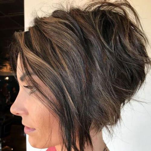 Short Stacked Inverted Bob