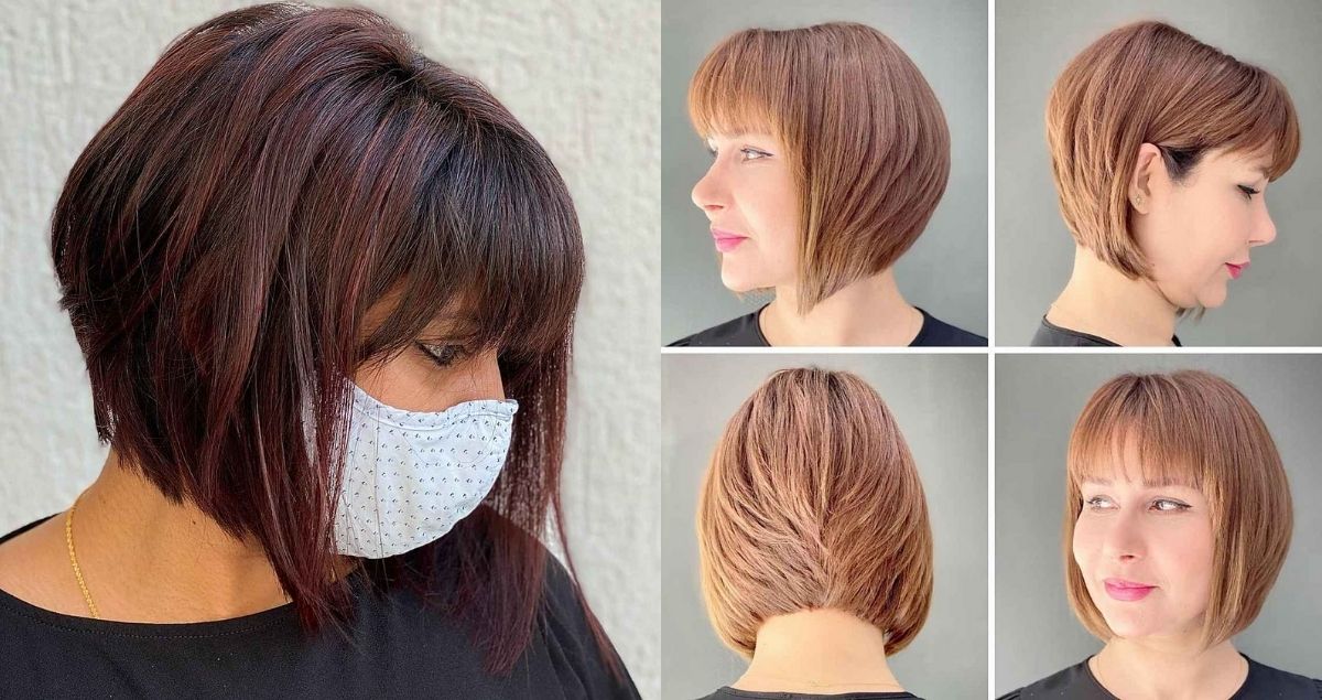 25+ Chic Short Layered Bob with Bangs for Women