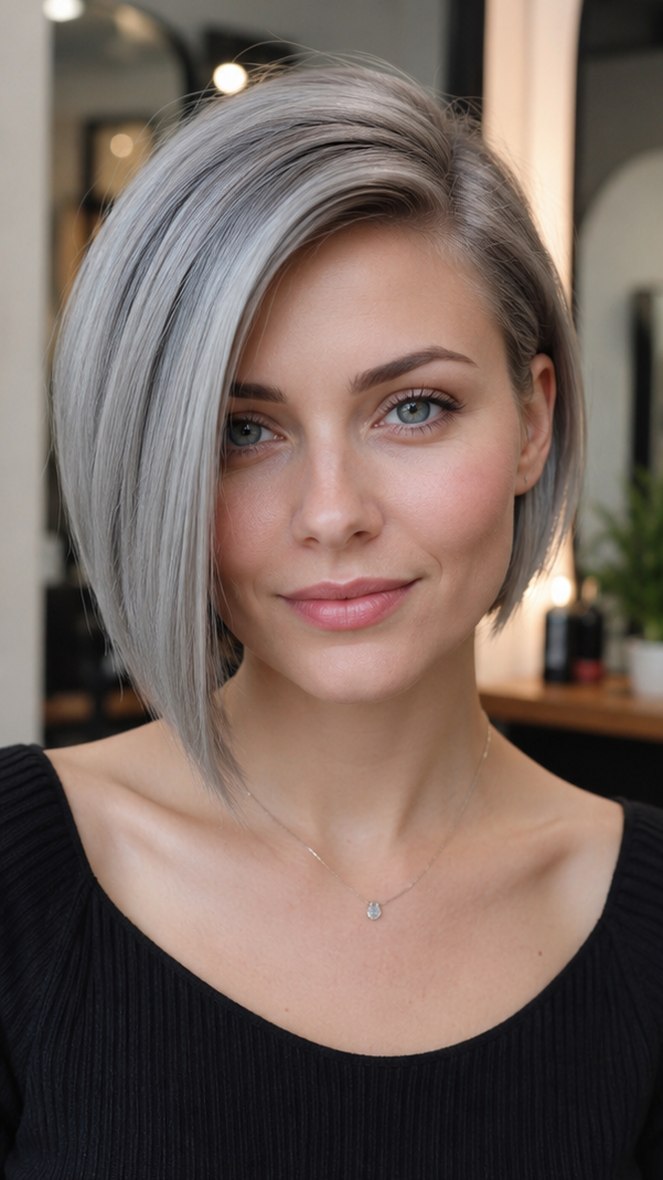 Silver Ice Glow Hair