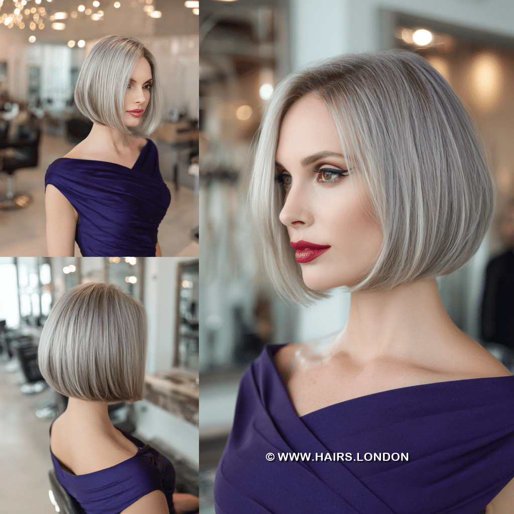 Icy Silver Blonde Hair