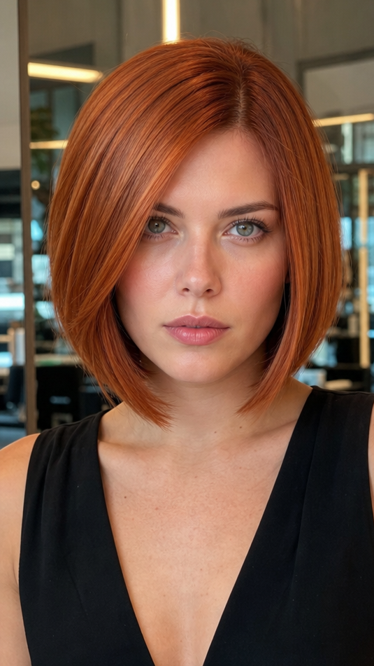 Burnished Copper Elegance Hair