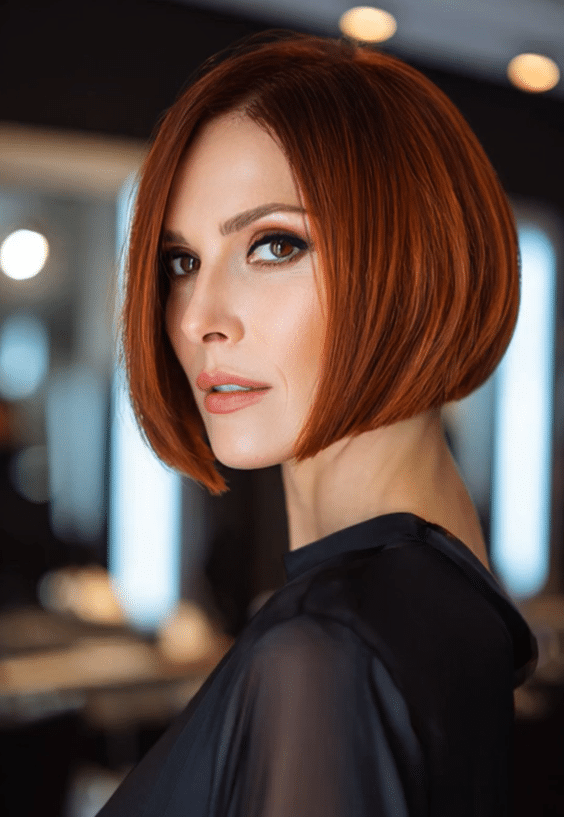 Vibrant Copper Red Hair