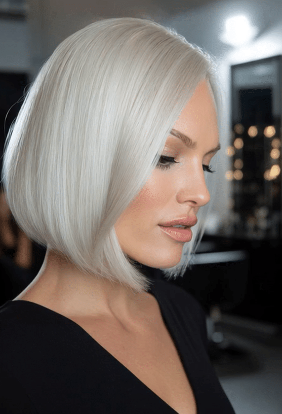 Soft Snow White Blonde Hair