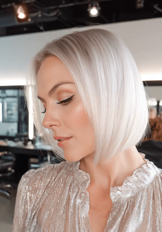 Frosted Ivory Blonde Hair