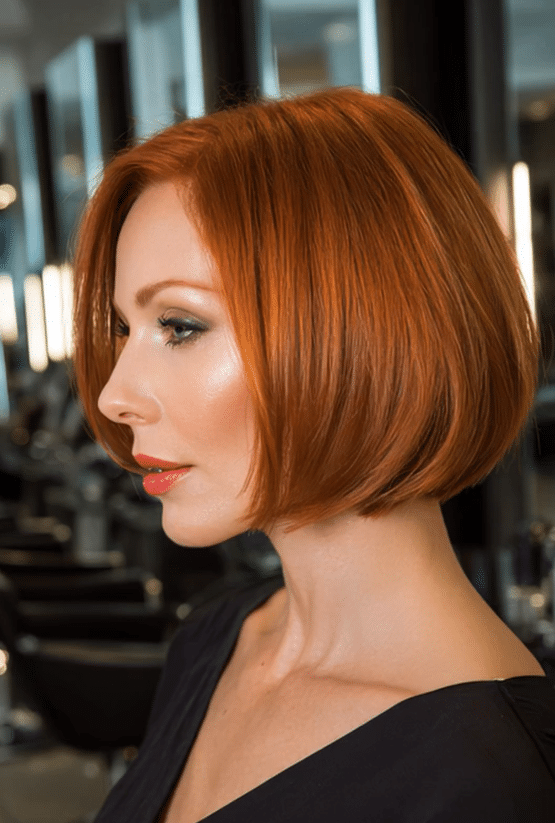 Burnished Copper Glow Hair