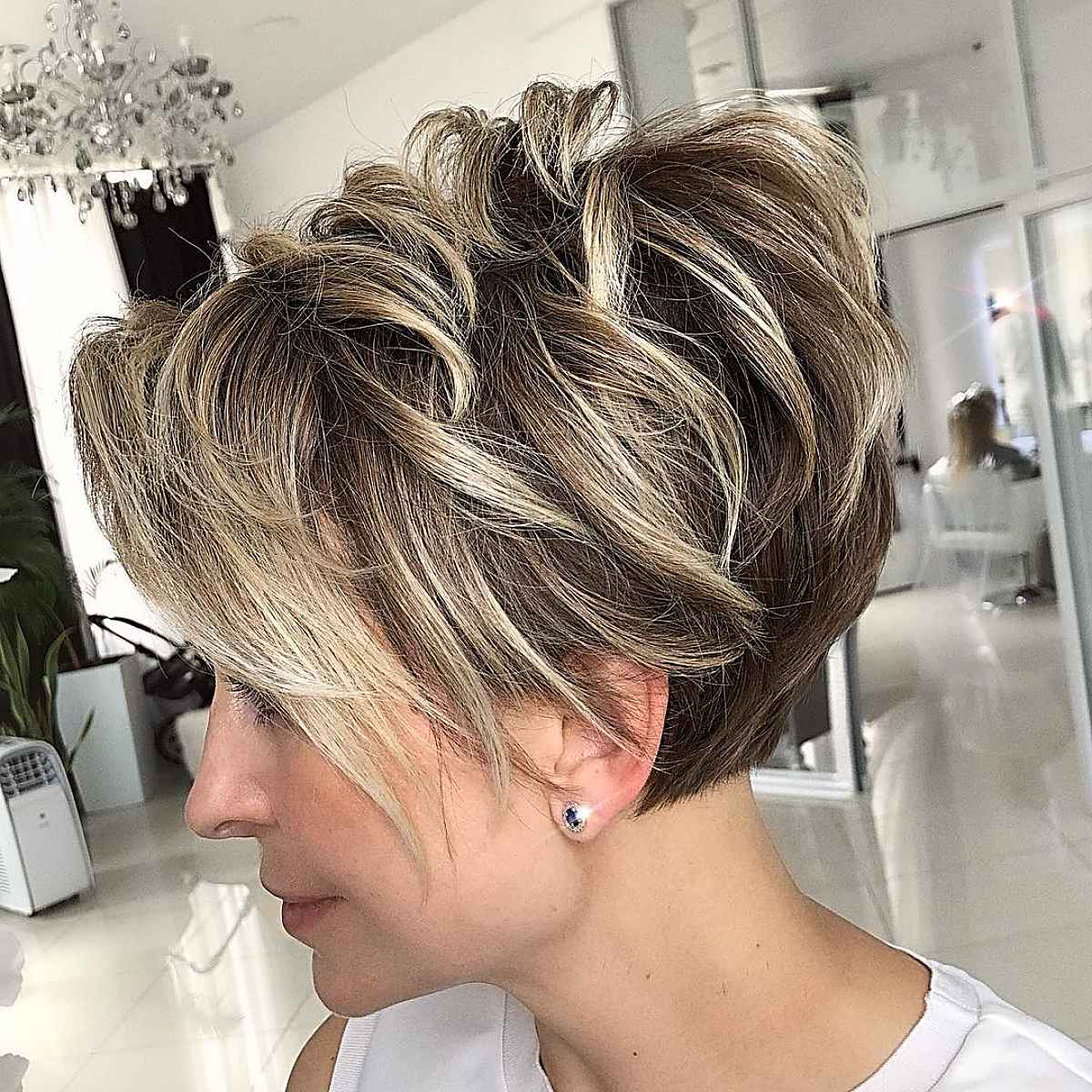 Layered Long Pixie Bob