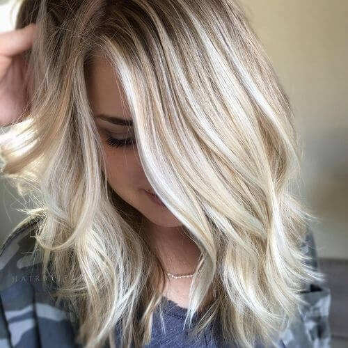 Light Blonde with Heavy Foils