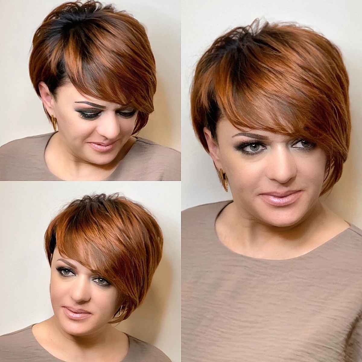 Long Pixie Bob with Bangs