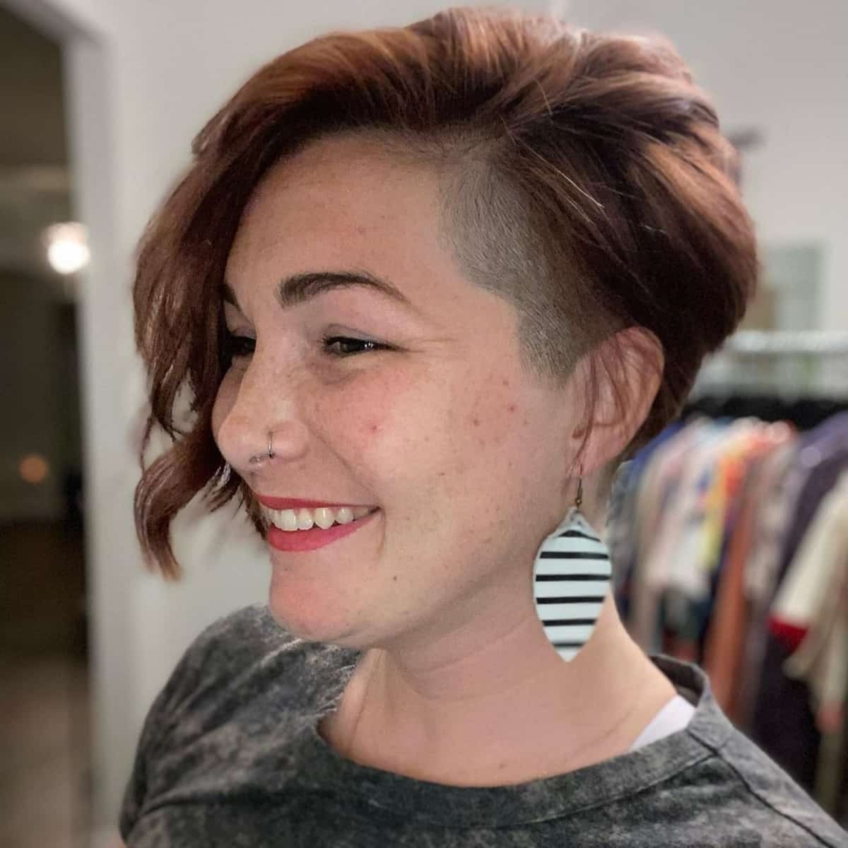 Long pixie with undercut