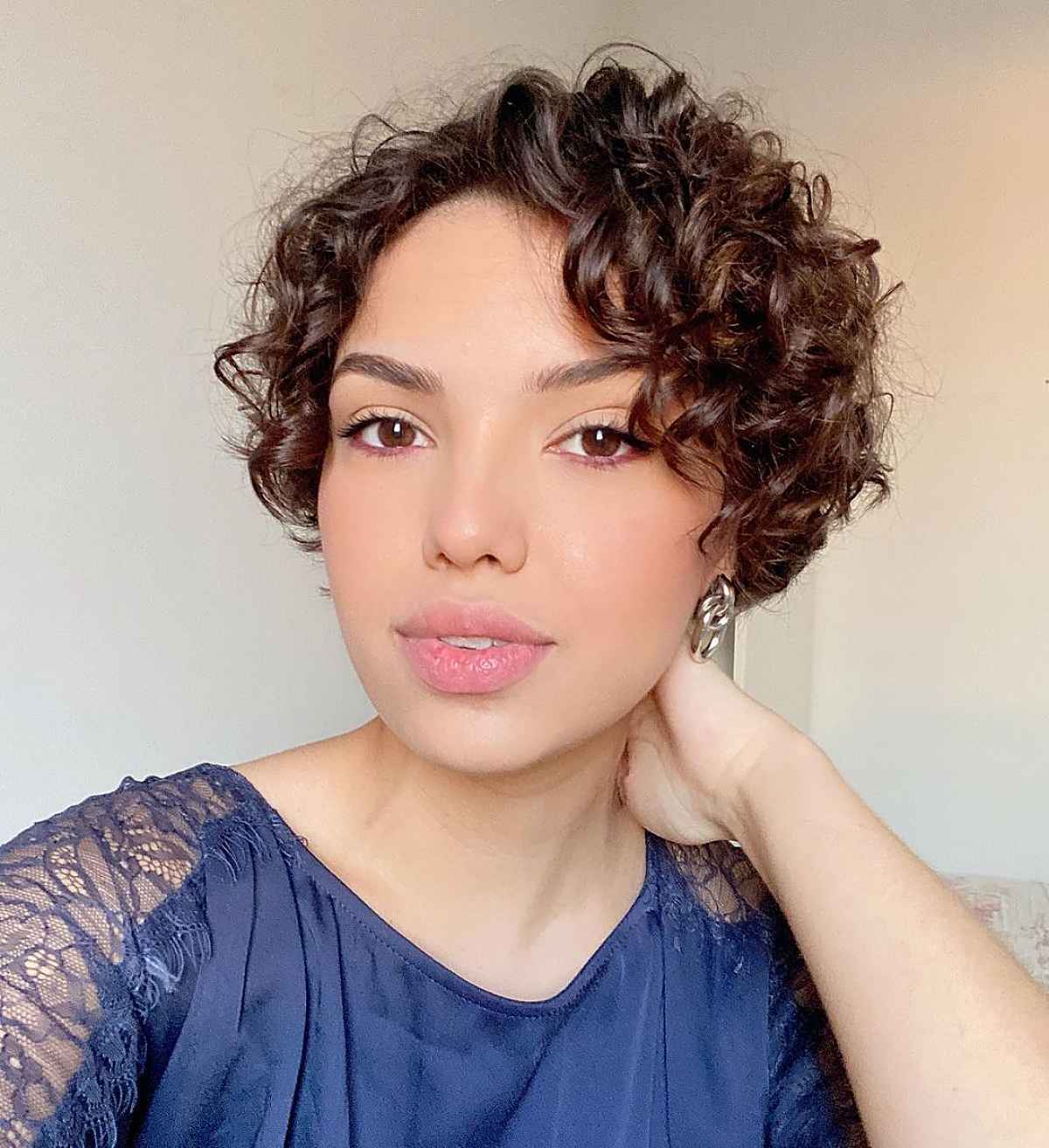 Longer Pixie Bob for Curly Hair