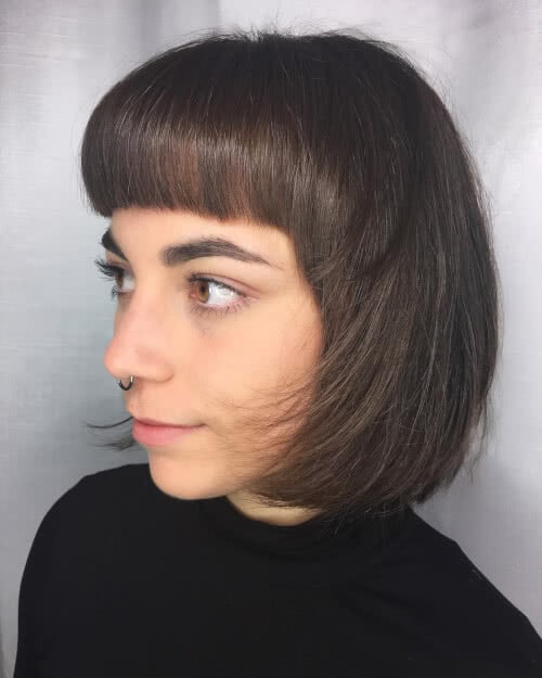 Modern Swing Bob with Bangs