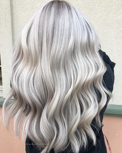 Silver Blonde Hair