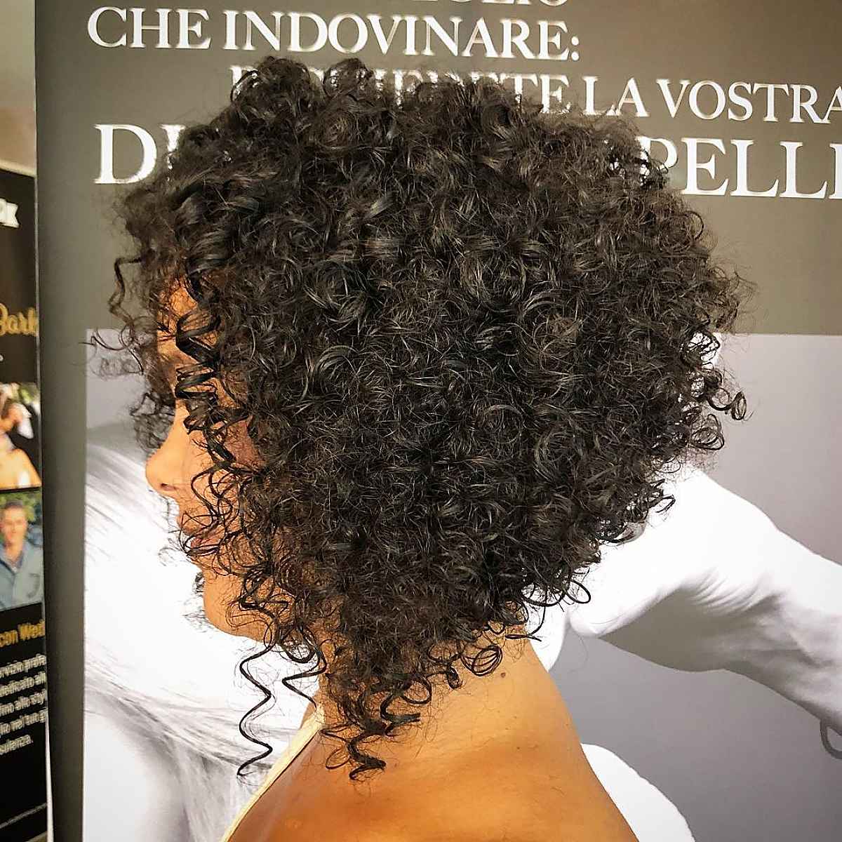 Stacked Bob Cut for Curly Hair