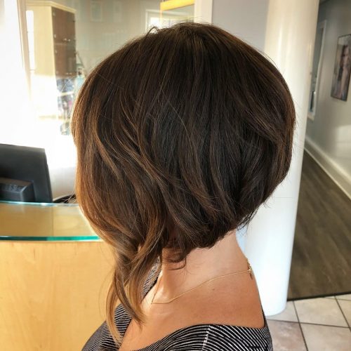 Stacked haircut