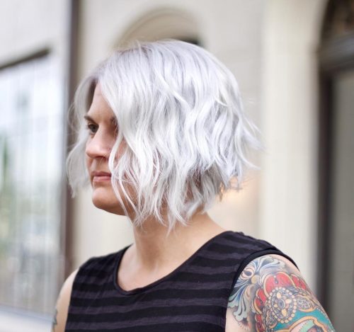 Textured Short Choppy Layered Hair