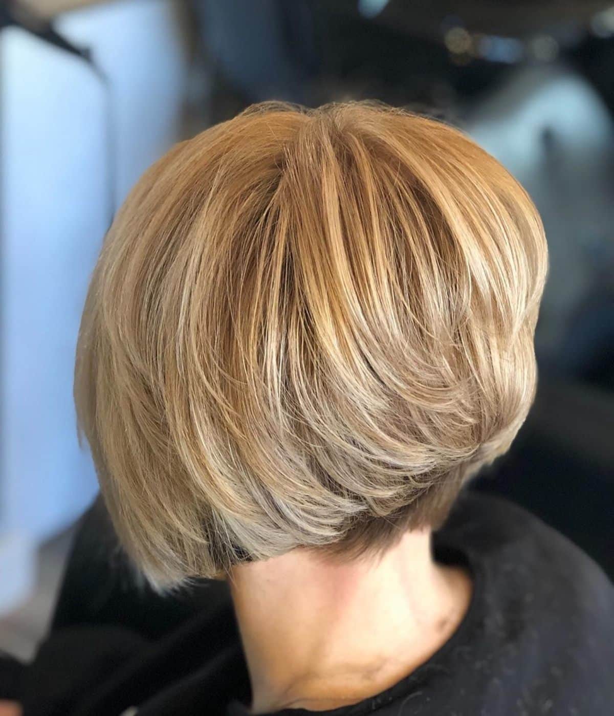 The Graduated Bob Cut on Blonde Locks