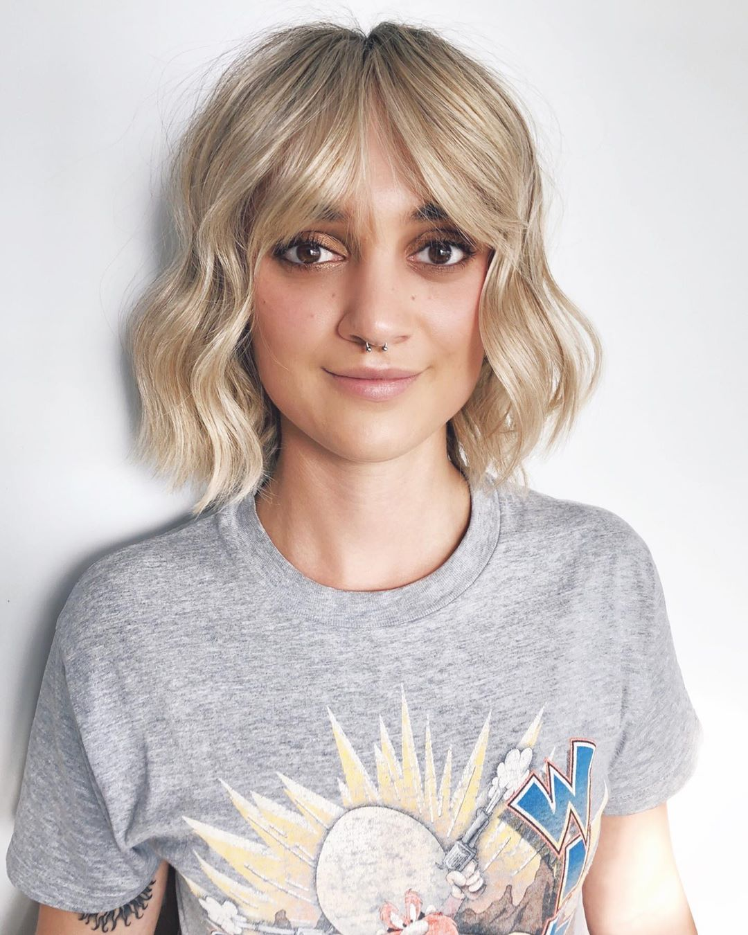 30 Stunning Short Hair with Bangs Hairstyle Ideas