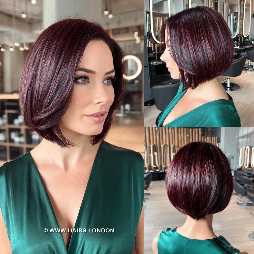 Deep Burgundy Wine Hair