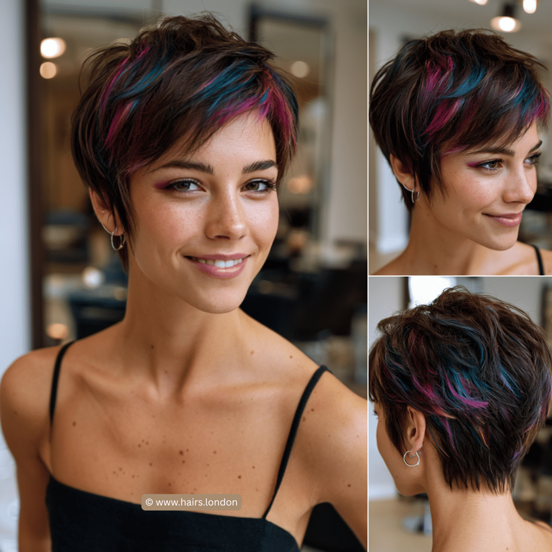 Midnight Galaxy Highlight Hair
