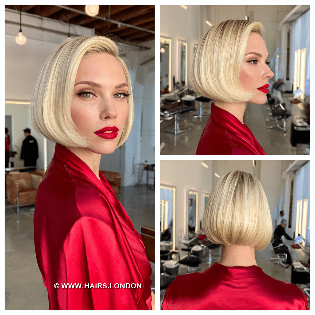 Creamy Platinum Blonde Hair